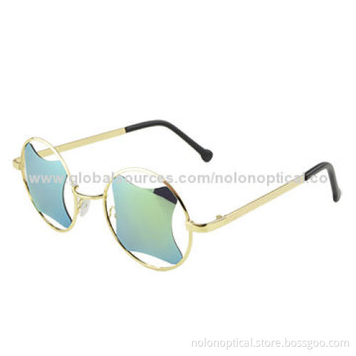 Special metal sunglasses with coating lens